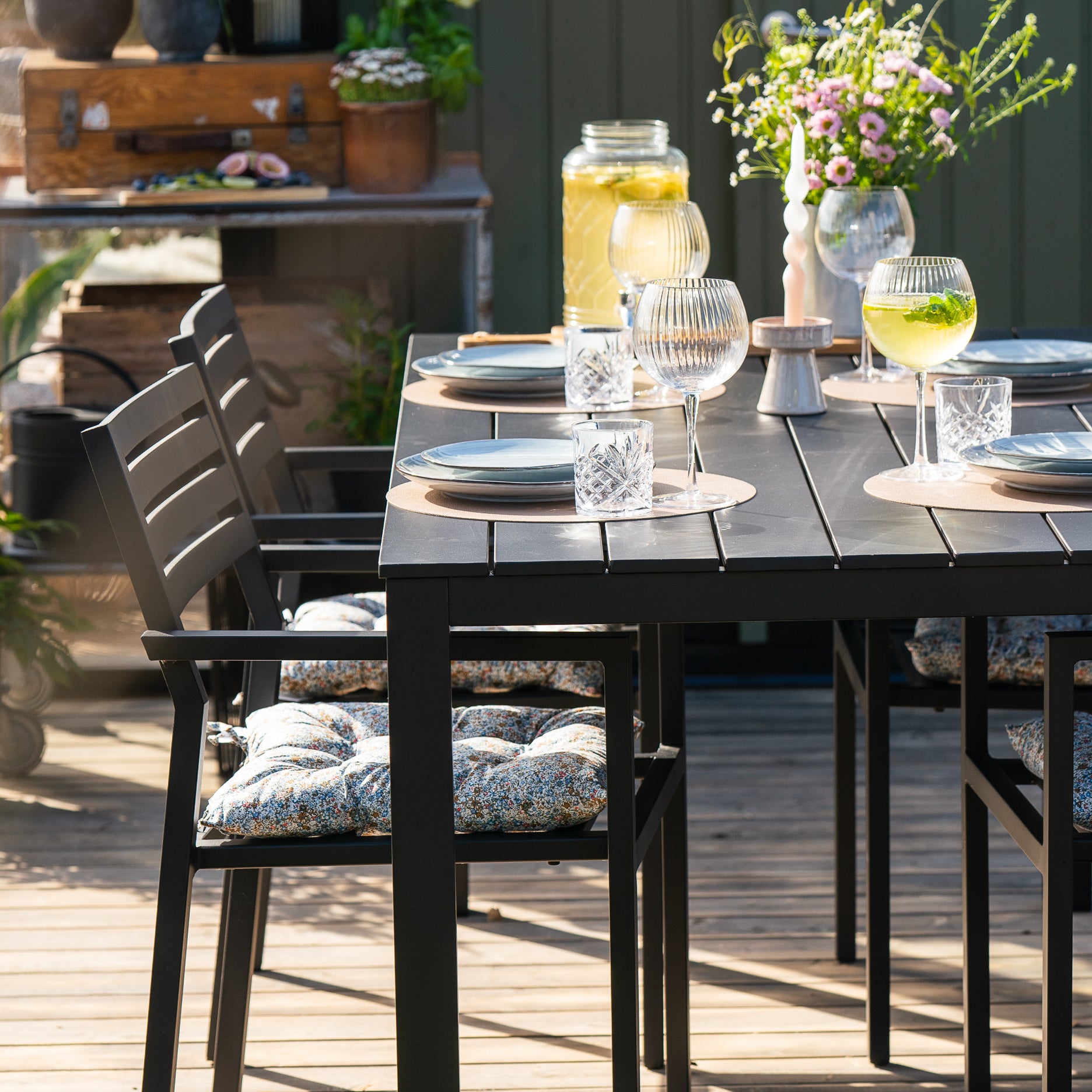 Vendbar dækkeserviet Ø38 cm